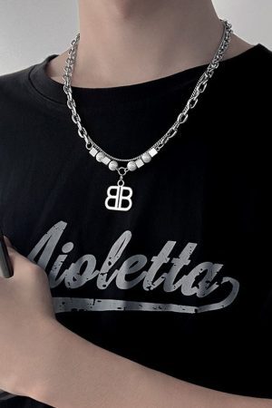 Style Core Aesthetics, New Style Trends 'B' Letter Necklace