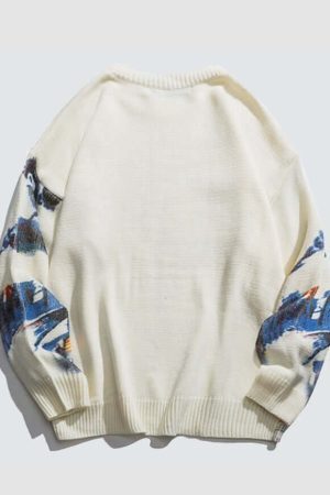 Style Core Aesthetics, New Style Trends Bejing Opera Sweater