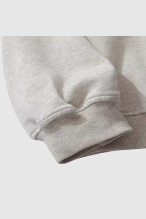 Style Core Aesthetics, New Style Trends Cartoon Embroidered Sweatshirt