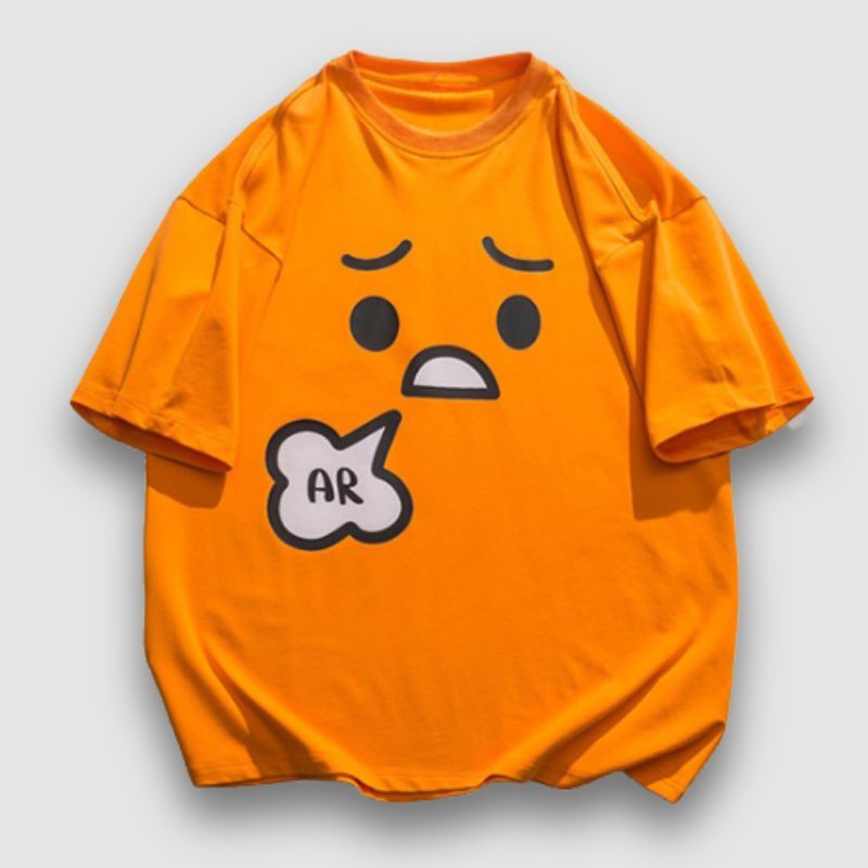 Style Core Aesthetics, New Style Trends Cartoon Emoticon Printed Tee