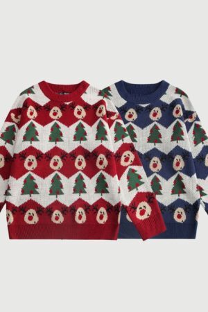 Style Core Aesthetics, New Style Trends Christmas Couple Knit Sweater