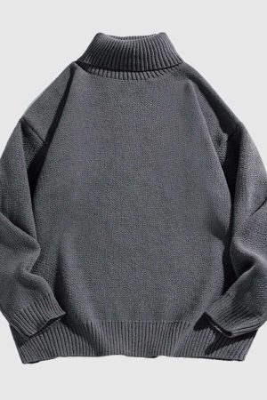 Style Core Aesthetics, New Style Trends Chunky Knit Turtleneck Sweater