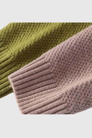 Style Core Aesthetics, New Style Trends Color Block Knitted Sweater