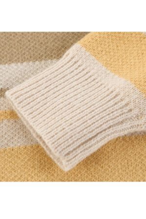 Style Core Aesthetics, New Style Trends Color-blocked Stripe Sweater