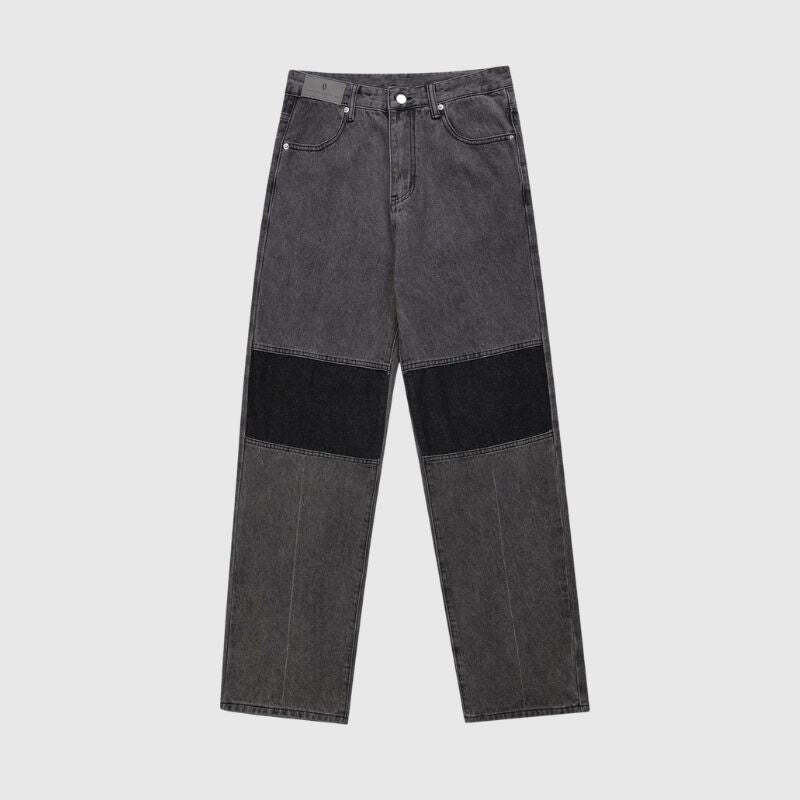 Style Core Aesthetics, New Style Trends Color Patchwork Design Jeans