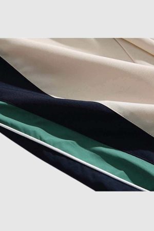 Style Core Aesthetics, New Style Trends Colorblock Jogger Pants