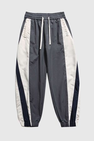 Style Core Aesthetics, New Style Trends Colorblock Jogger Pants