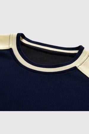 Style Core Aesthetics, New Style Trends Colorblock Raglan Sweatshirt