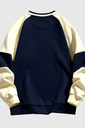 Style Core Aesthetics, New Style Trends Colorblock Raglan Sweatshirt