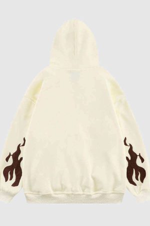 Style Core Aesthetics, New Style Trends Cross Embroidery Hoodie