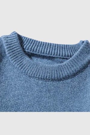 Style Core Aesthetics, New Style Trends Dog Graphic Two-Tone Sweater