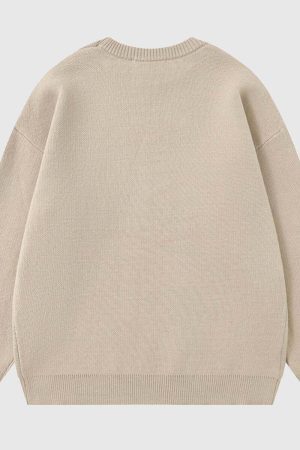 Style Core Aesthetics, New Style Trends Dog Pattern Knit Sweater