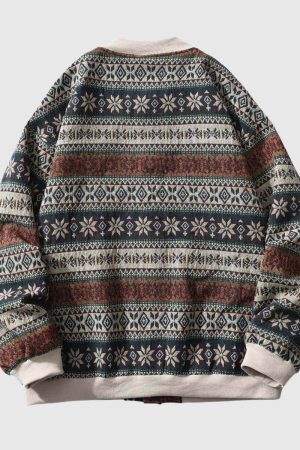 Style Core Aesthetics, New Style Trends Floral Embroidered Sweater