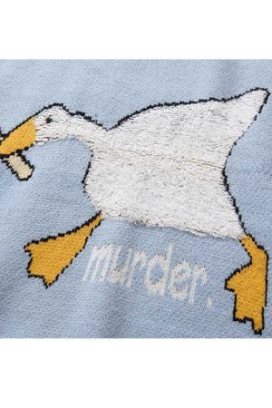 Style Core Aesthetics, New Style Trends Funny Goose Sweater