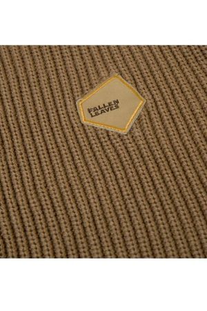 Style Core Aesthetics, New Style Trends Geometry Label Turtleneck Sweater