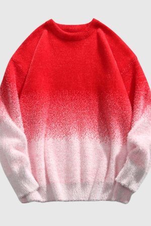 Style Core Aesthetics, New Style Trends Gradient Knit Pullover
