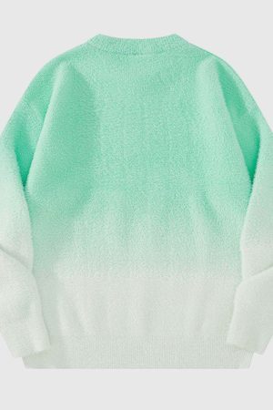 Style Core Aesthetics, New Style Trends Gradient Knit Pullover