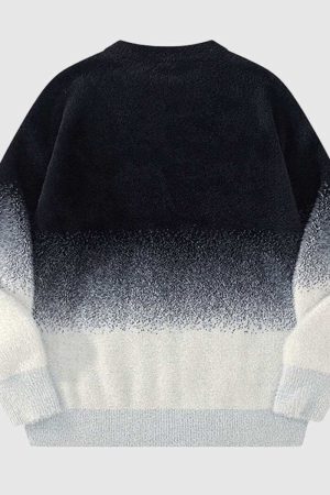 Style Core Aesthetics, New Style Trends Gradient Knit Pullover