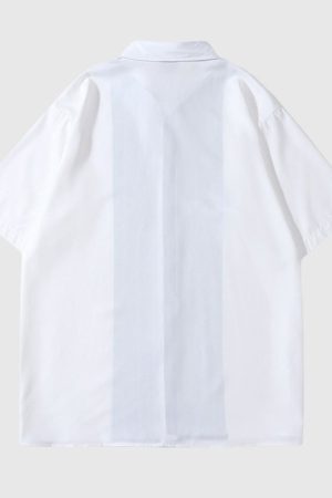 Style Core Aesthetics, New Style Trends Hawaiian Striped Floral Shirt