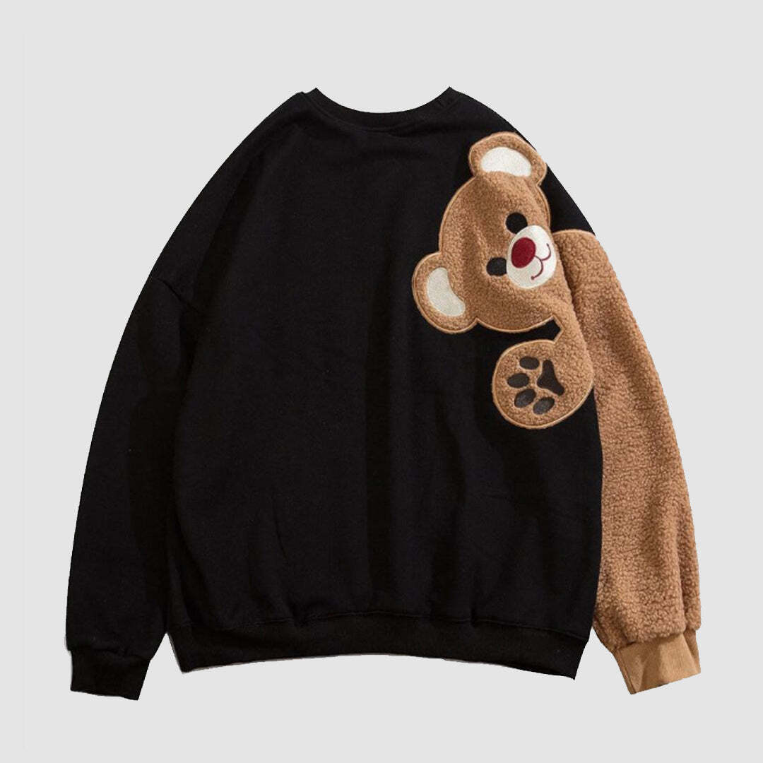 Style Core Aesthetics, New Style Trends Hello Bear Sweatshirt