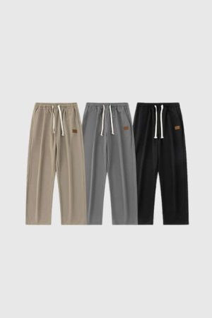 Style Core Aesthetics, New Style Trends Ice Silk Solid Pants