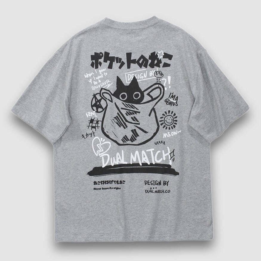 Style Core Aesthetics, New Style Trends Japanese Style Animes Print Tee