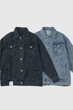 Style Core Aesthetics, New Style Trends Label Design Denim Jacket