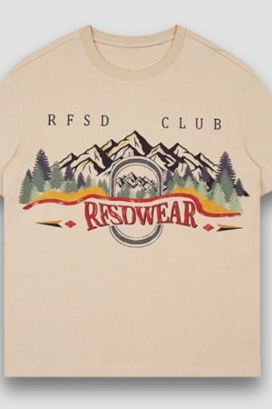 Style Core Aesthetics, New Style Trends Multicolor Mountain Tee