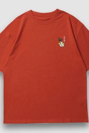 Style Core Aesthetics, New Style Trends Orange Juice Print Tee