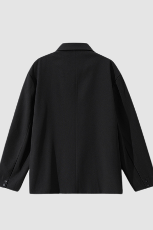 Style Core Aesthetics, New Style Trends Patch Pockets Casual Blazer