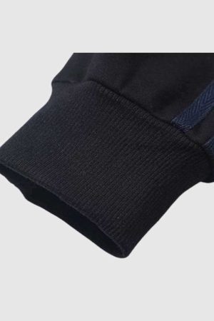 Style Core Aesthetics, New Style Trends Patchwork Sleeve Sweatshirt