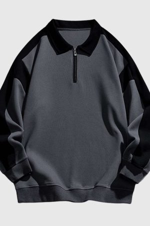 Style Core Aesthetics, New Style Trends Retro Colorblock Sweatshirt