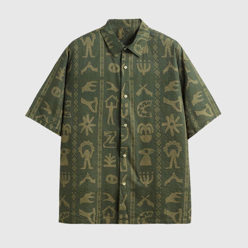 Style Core Aesthetics, New Style Trends Tribal Seersucker Shirts