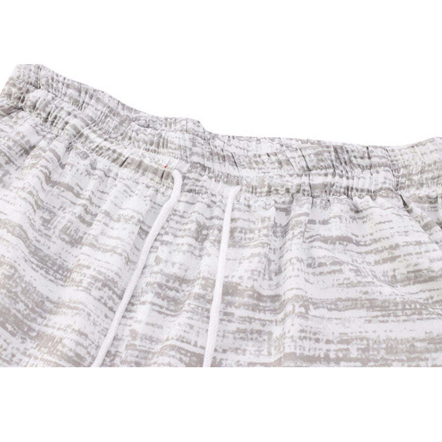 Style Core Aesthetics, New Style Trends Two Piece Vintage Print Shirt + Beach Shorts