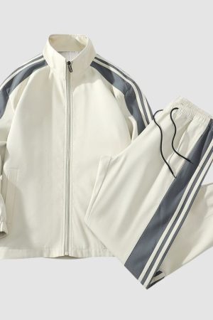 Style Core Aesthetics, New Style Trends Urban Chic Casual Sport Jacket Set