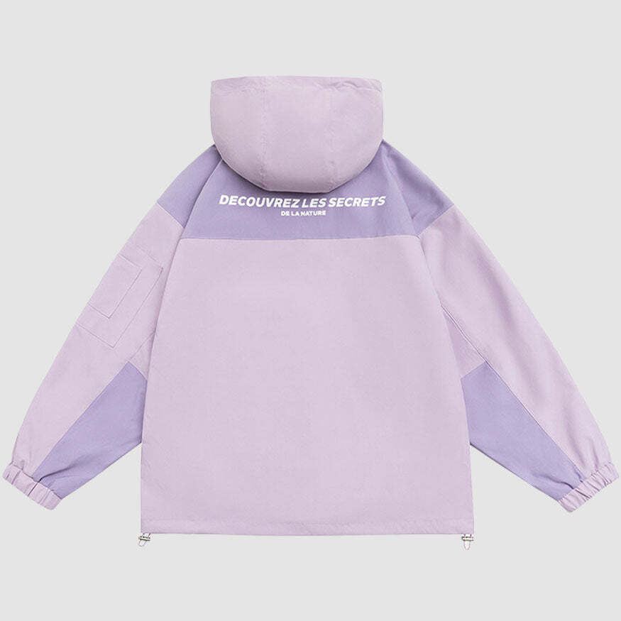Style Core Aesthetics, New Style Trends Vintage Contrast Patchwork Jacket