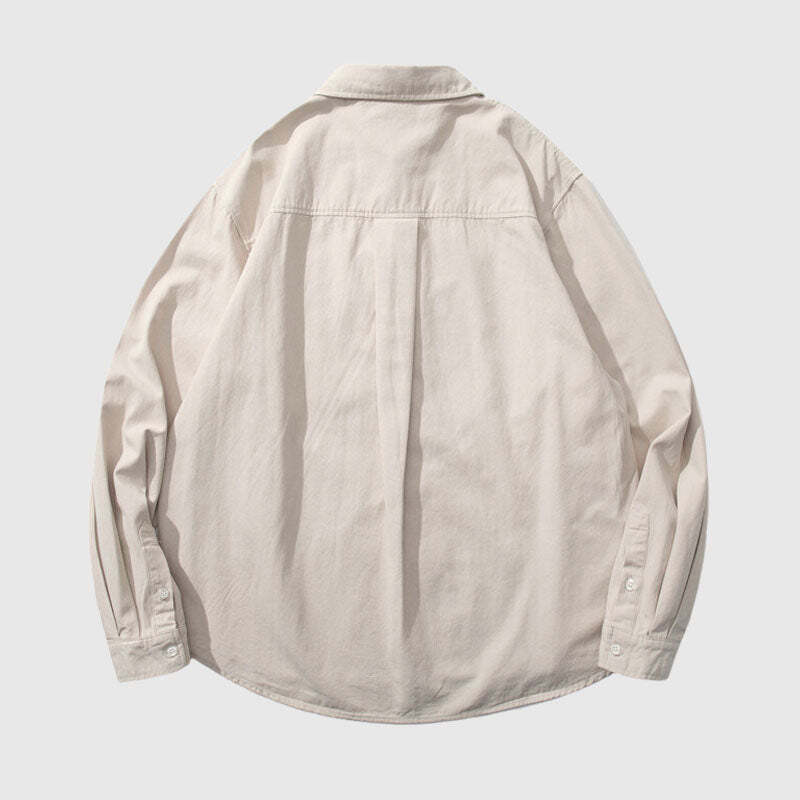 Style Core Aesthetics, New Style Trends Vintage Contrast Patchwork Shirts