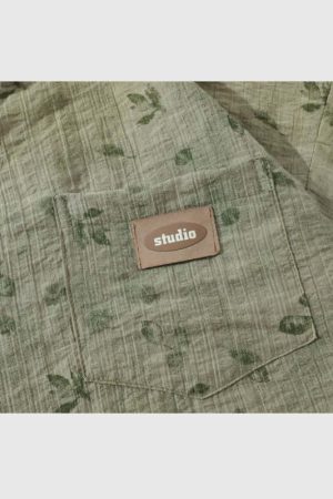 Style Core Aesthetics, New Style Trends Vintage Floral Full Print Shirts