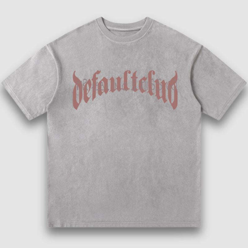 Style Core Aesthetics, New Style Trends Vintage Lettered Floral Printed Suede Tee