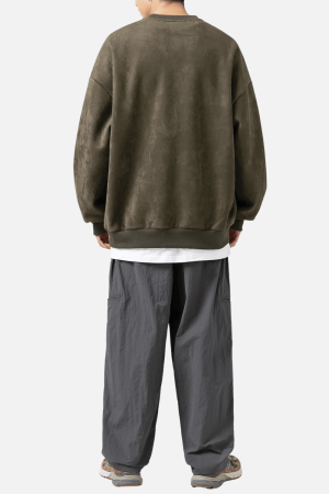 Style Core Aesthetics, New Style Trends Vintage Mountain Logo Fleece Sweatshirt