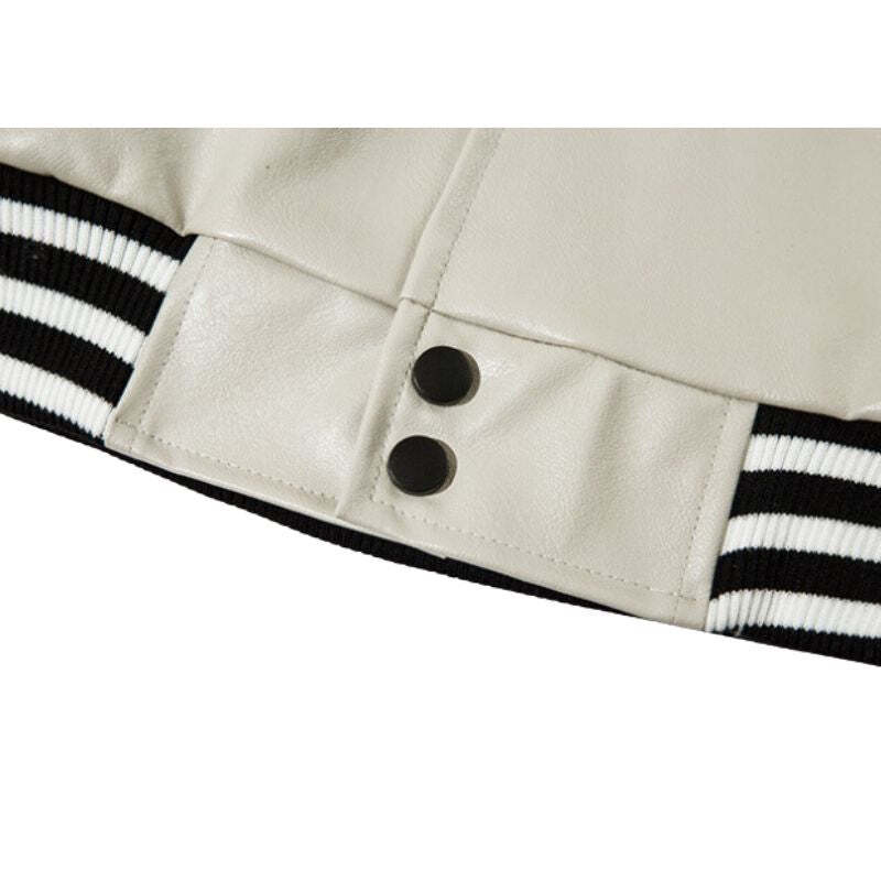 Style Core Aesthetics, New Style Trends Vintage Original Loose Fit Leather Jacket