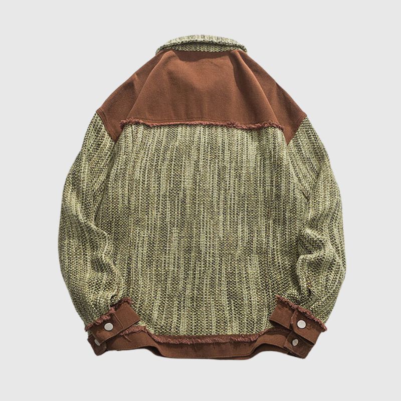 Style Core Aesthetics, New Style Trends Vintage Patchwork Jacket Outerwear
