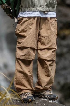 Style Core Aesthetics, New Style Trends Waterproof Parachute Pants