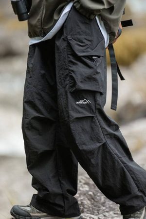 Style Core Aesthetics, New Style Trends Waterproof Parachute Pants