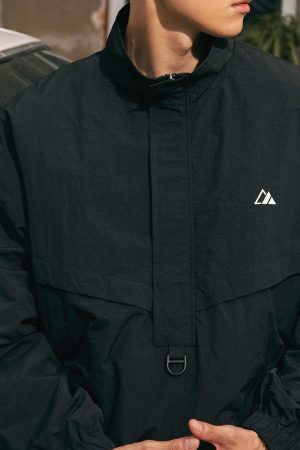 Style Core Aesthetics, New Style Trends Waterproof Textured Half-Zip Tactical Jacket