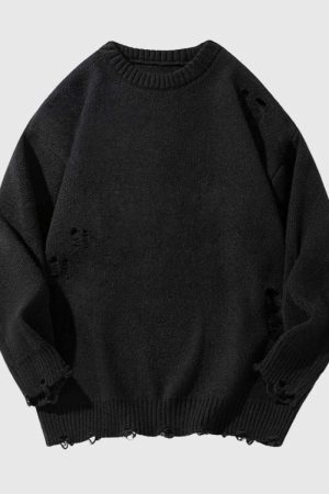 Style Core Aesthetics, New Style Trends Worn-In Knit Sweater