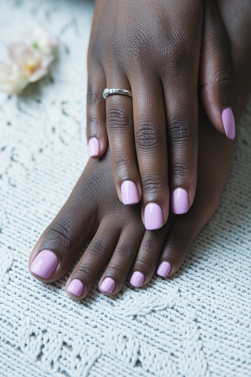 Toe Nail Colors for Dark Skin: Flattering Shades to Try outfit idea