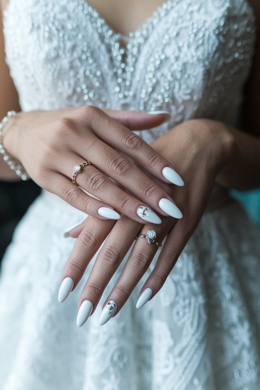 Wedding Nail Ideas for the Bride: Elegant Inspiration Options outfit idea
